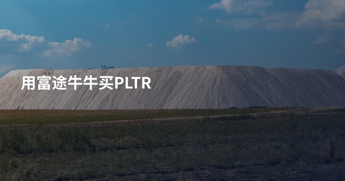 用富途牛牛买PLTR