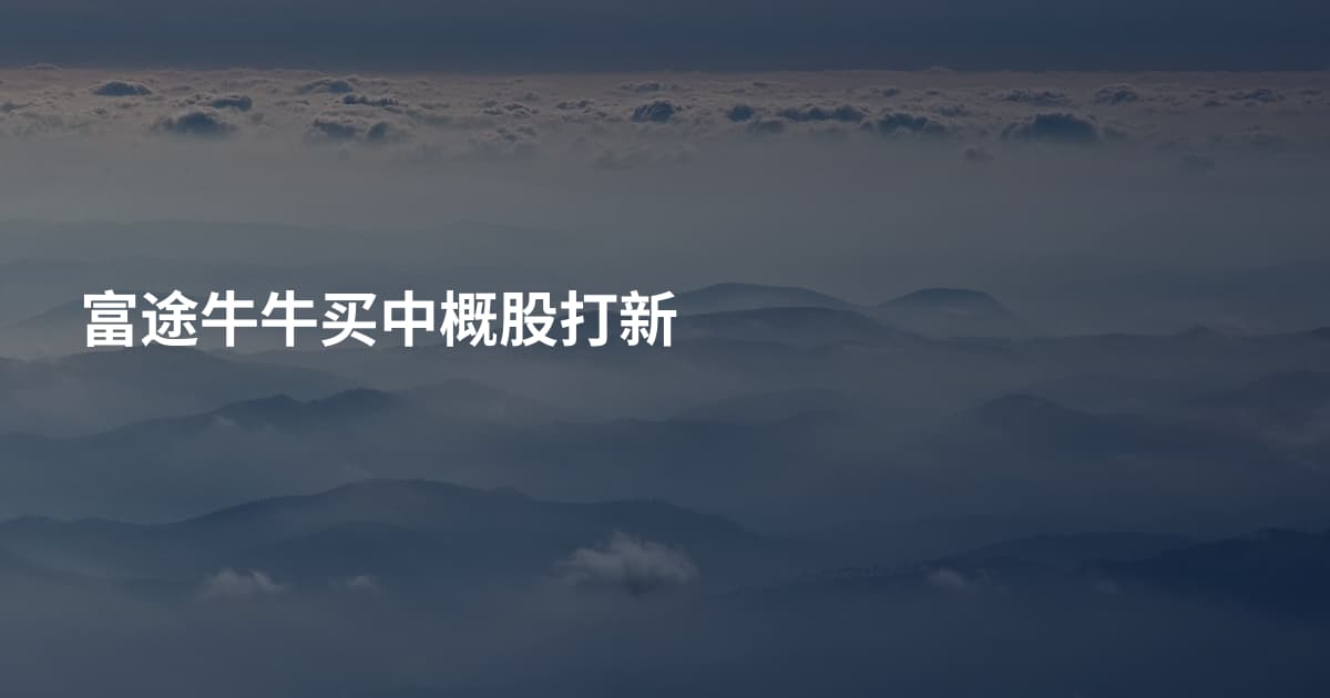 富途牛牛买中概股打新