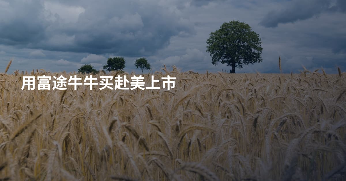用富途牛牛买赴美上市