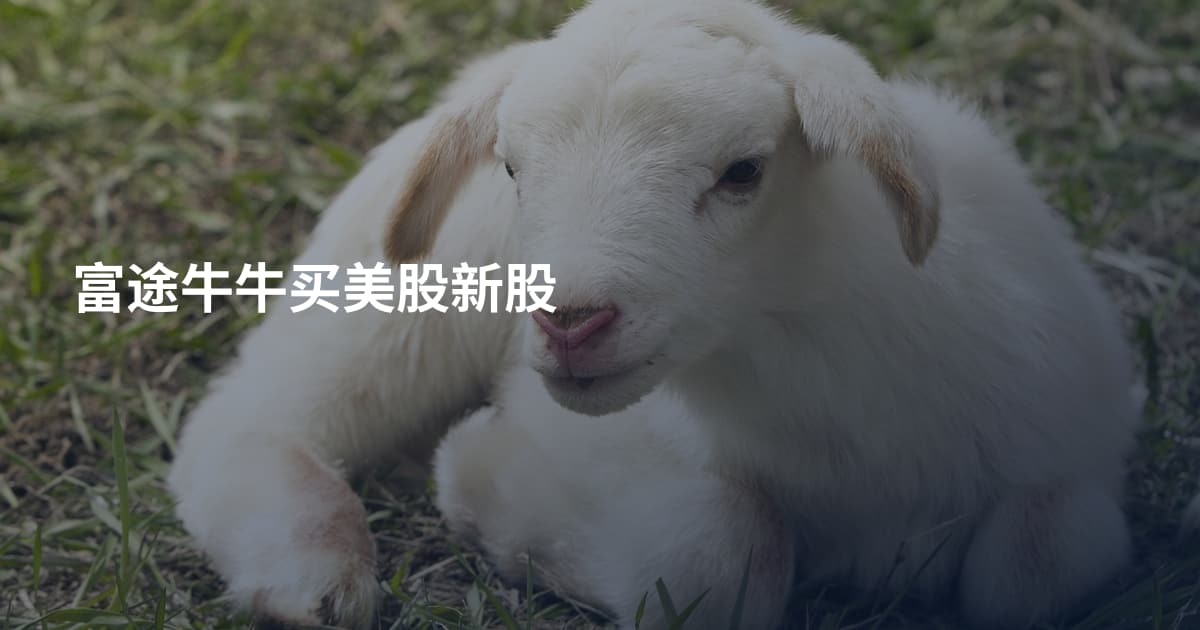 富途牛牛买美股新股