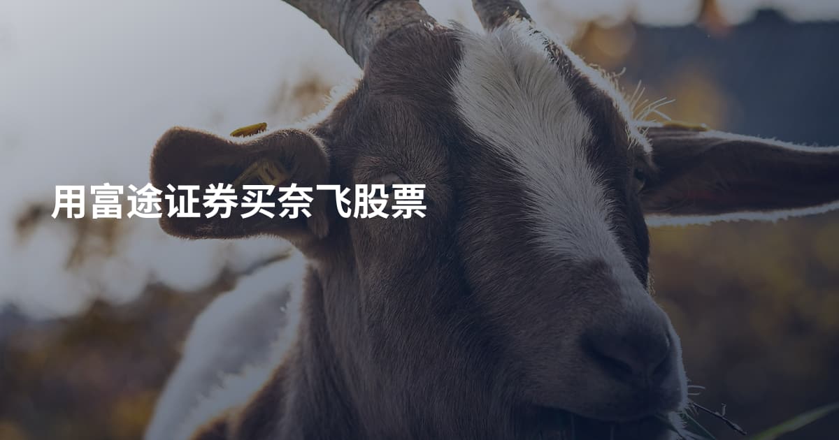 用富途证券买奈飞股票