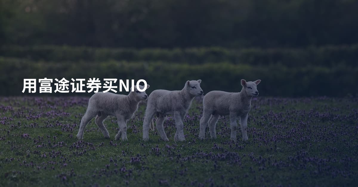 用富途证券买NIO