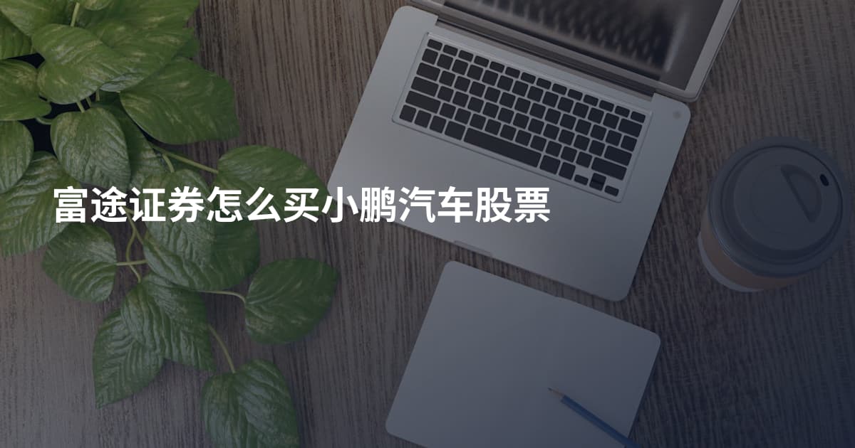 富途证券怎么买小鹏汽车股票