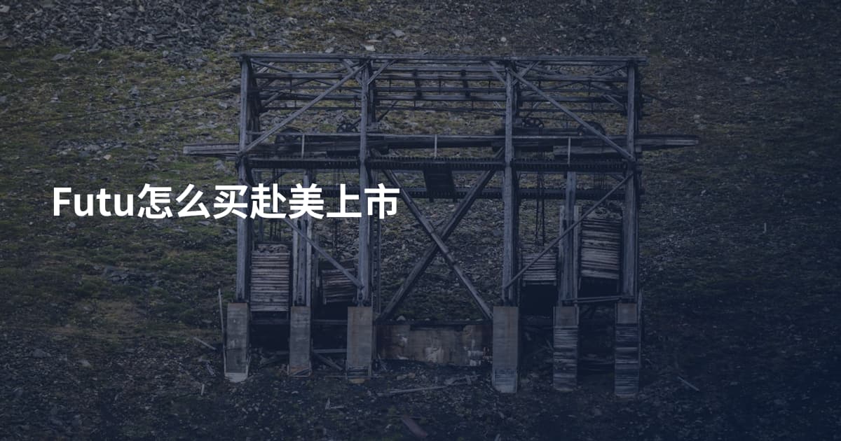 Futu怎么买赴美上市