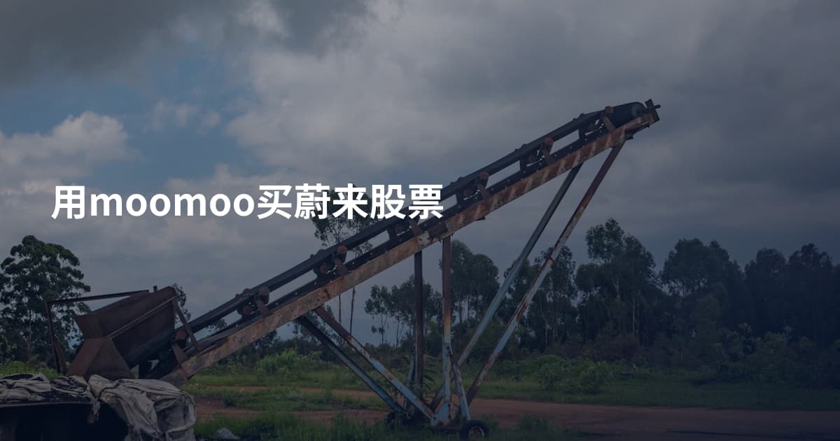 用moomoo买蔚来股票