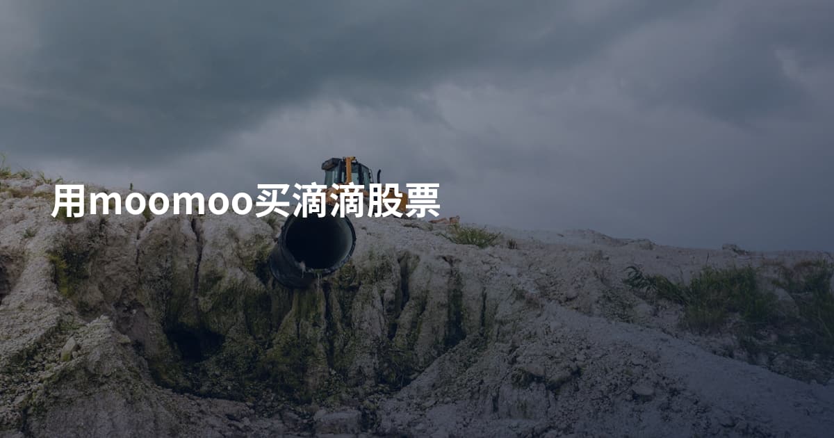 用moomoo买滴滴股票