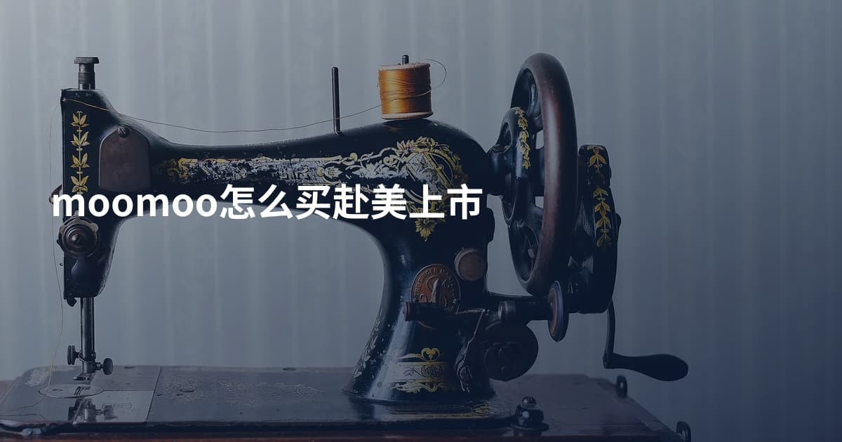 moomoo怎么买赴美上市