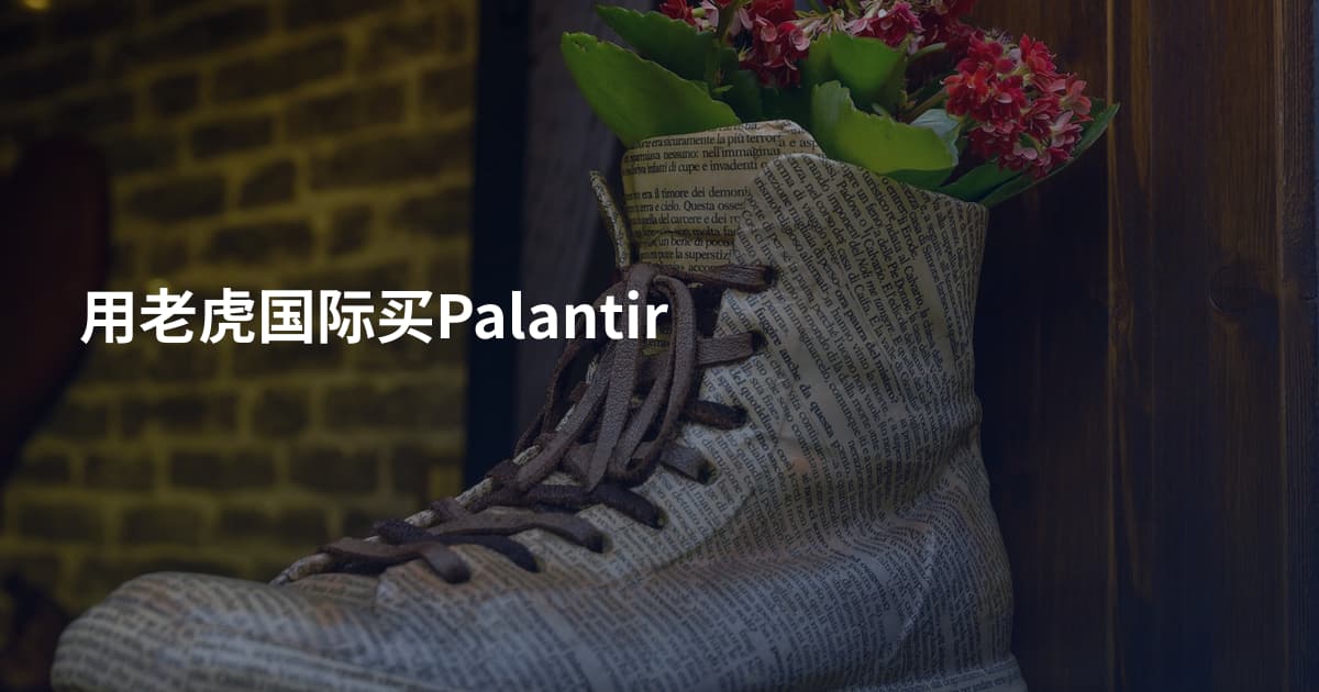 用老虎国际买Palantir