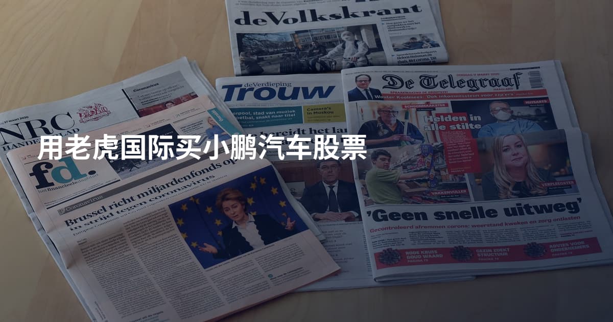 用老虎国际买小鹏汽车股票