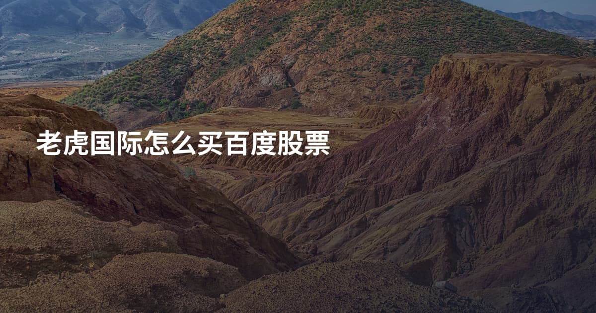 老虎国际怎么买百度股票