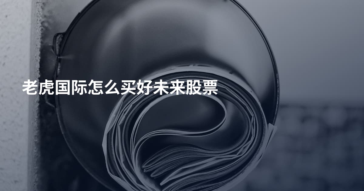 老虎国际怎么买好未来股票