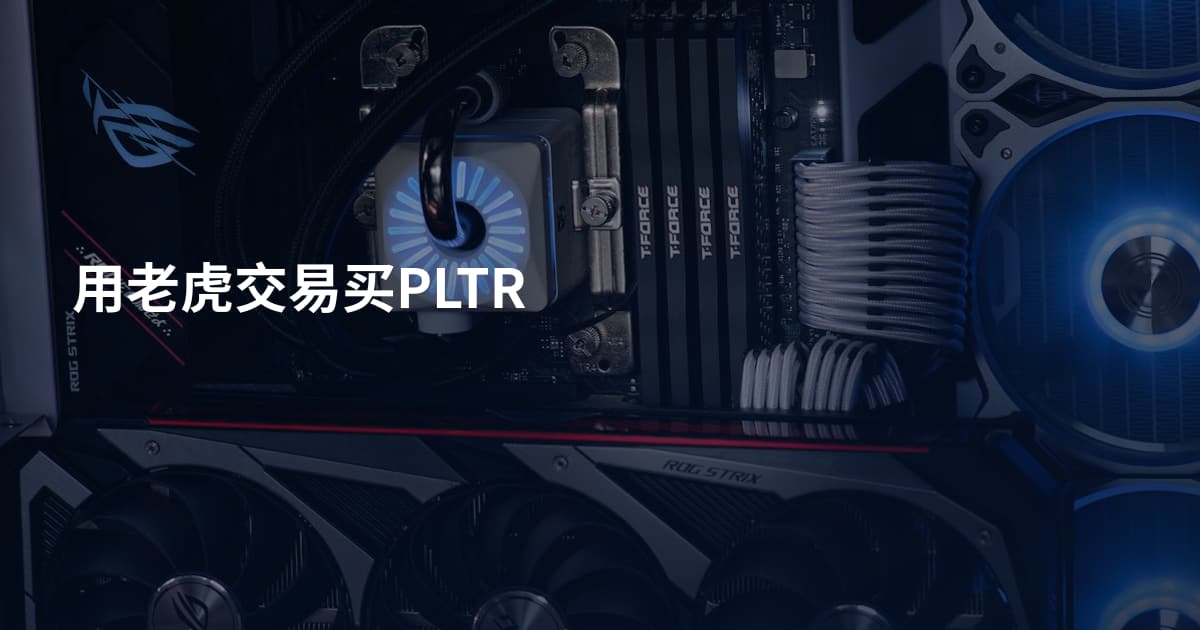 用老虎交易买PLTR