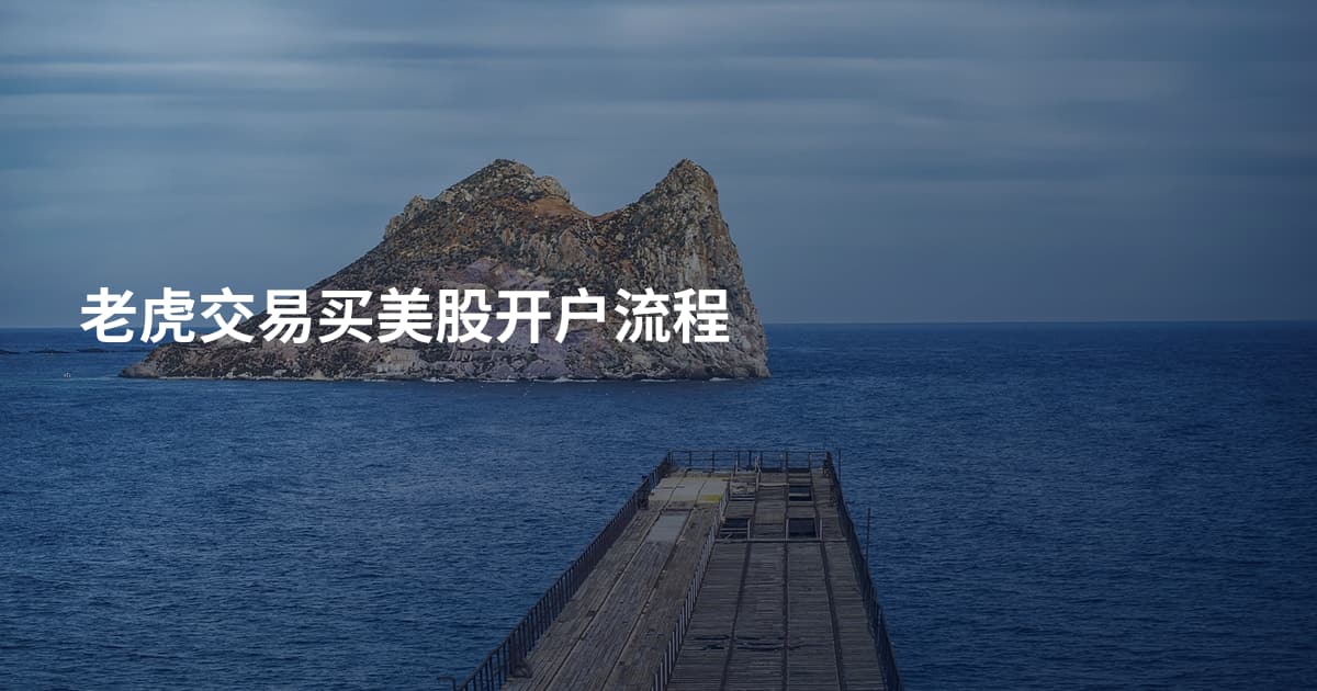 老虎交易买美股开户流程
