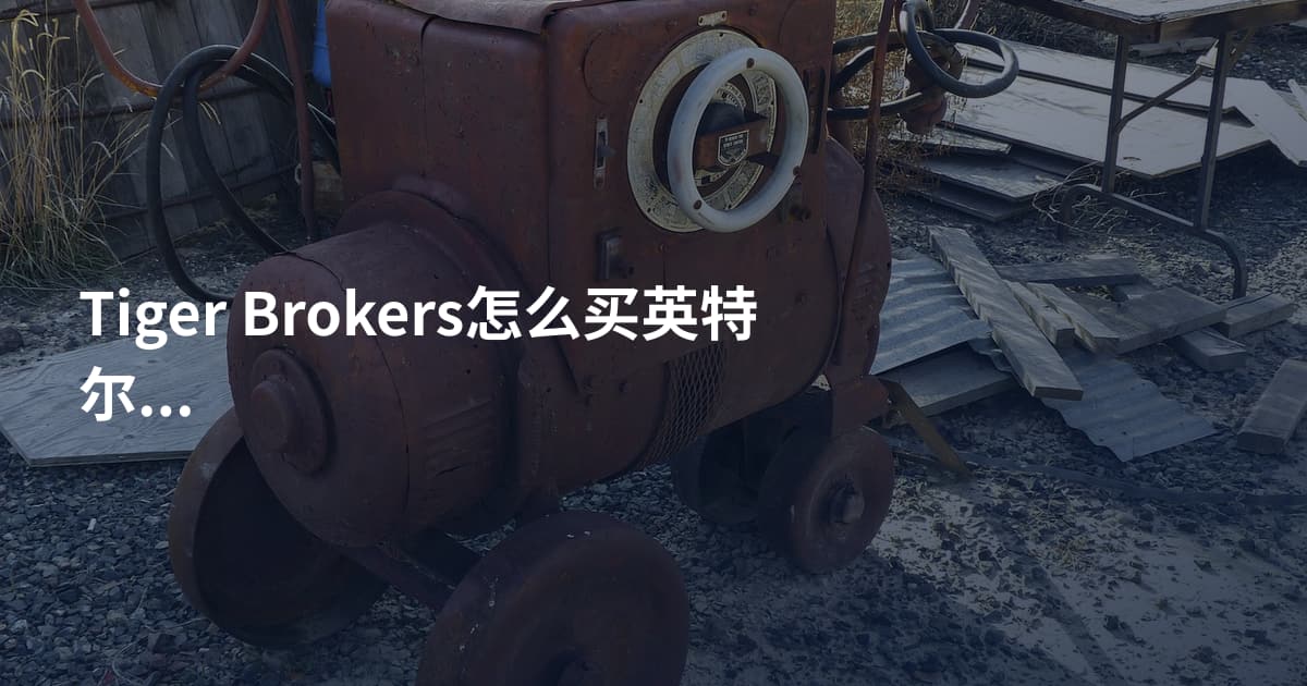 Tiger Brokers怎么买英特尔股票