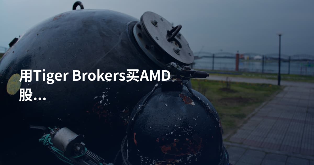 用Tiger Brokers买AMD股票