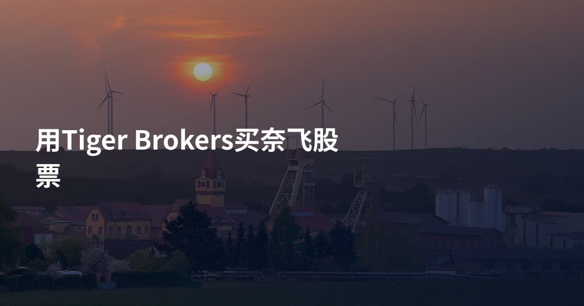 用Tiger Brokers买奈飞股票