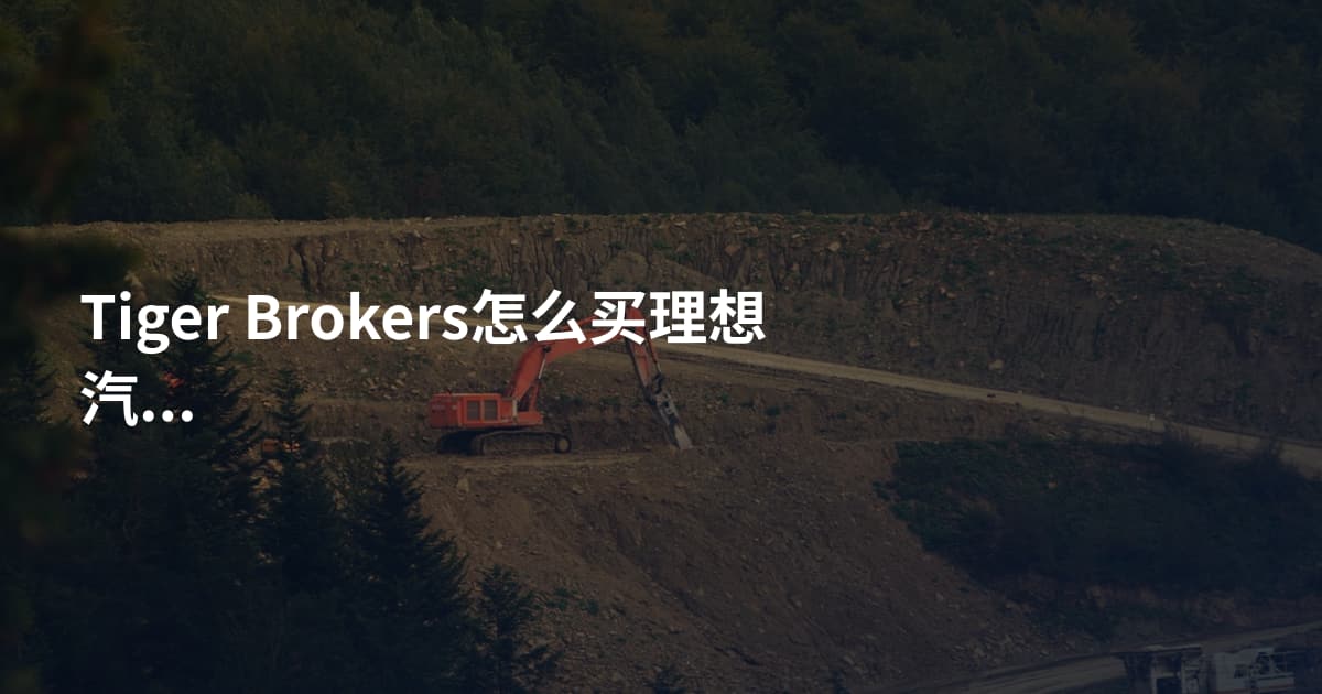 Tiger Brokers怎么买理想汽车股票