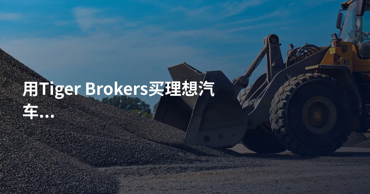 用Tiger Brokers买理想汽车股票
