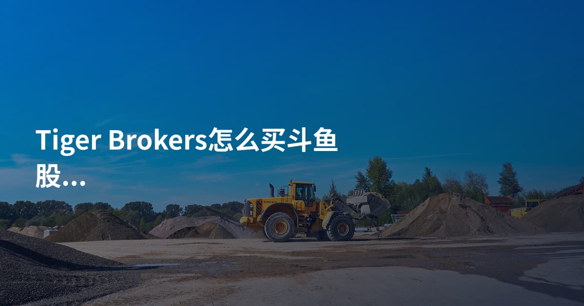Tiger Brokers怎么买斗鱼股票
