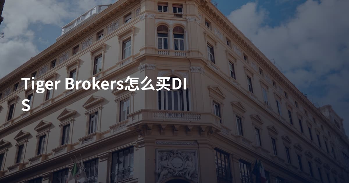 Tiger Brokers怎么买DIS