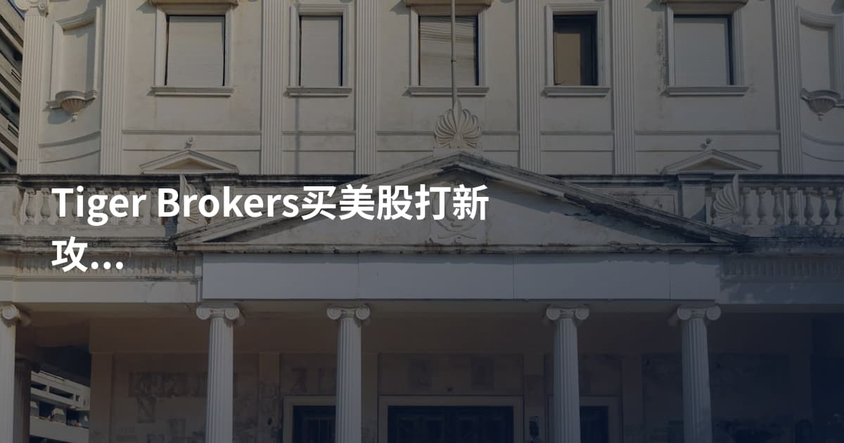 Tiger Brokers买美股打新攻略