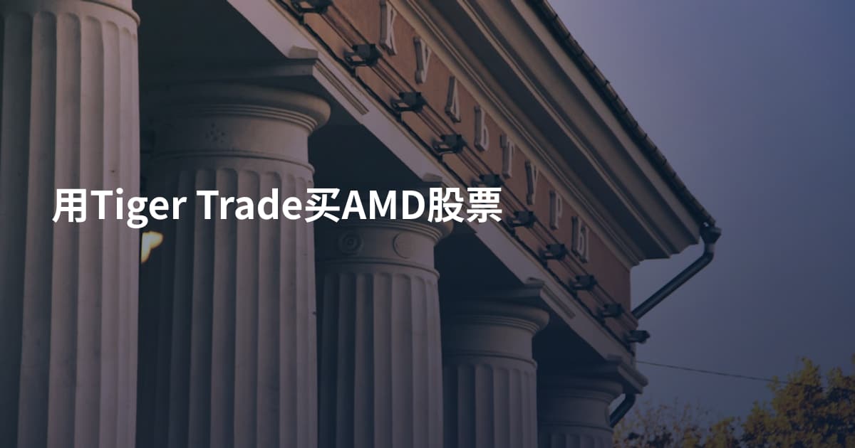 用Tiger Trade买AMD股票