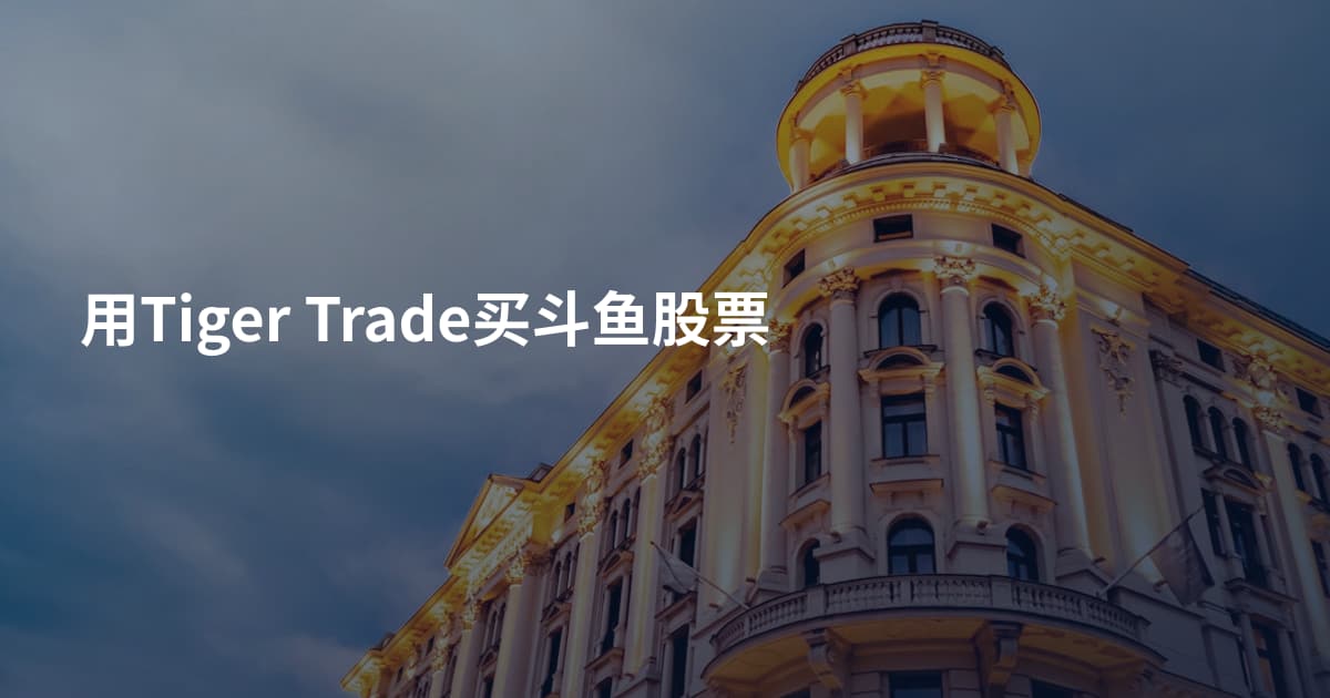 用Tiger Trade买斗鱼股票