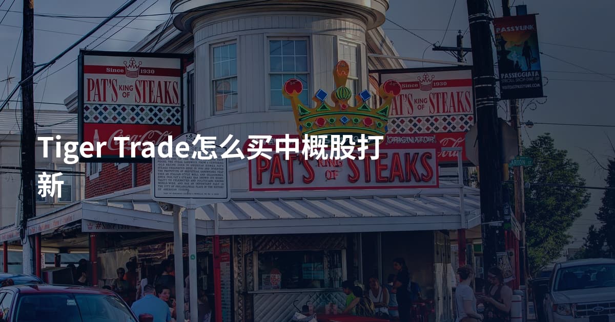 Tiger Trade怎么买中概股打新