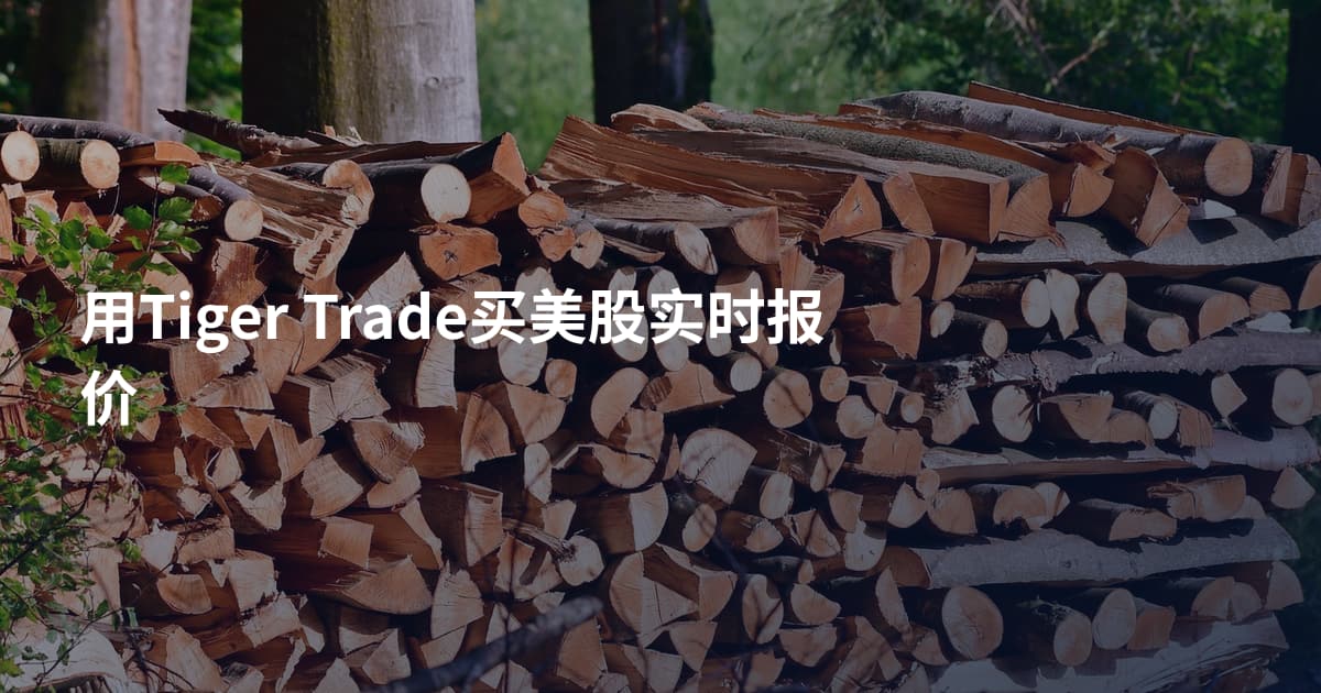 用Tiger Trade买美股实时报价
