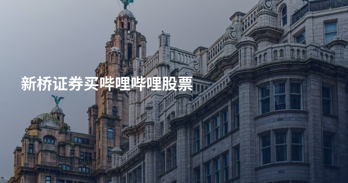 新桥证券买哔哩哔哩股票