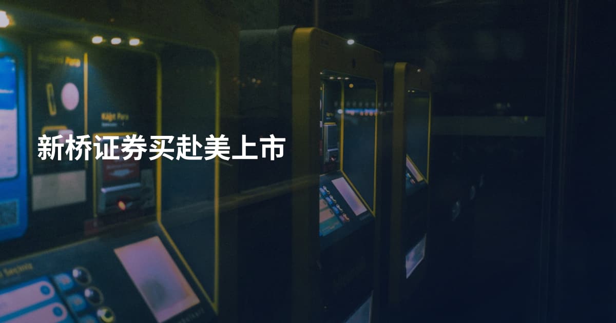 新桥证券买赴美上市