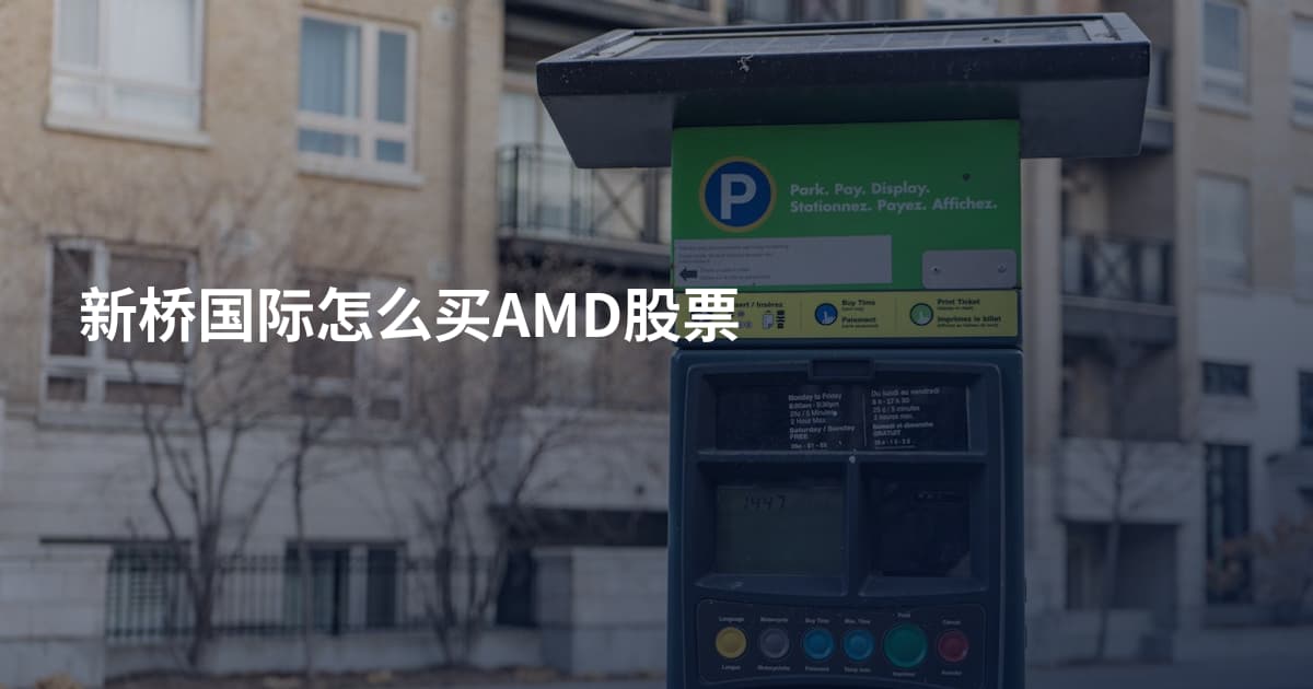 新桥国际怎么买AMD股票