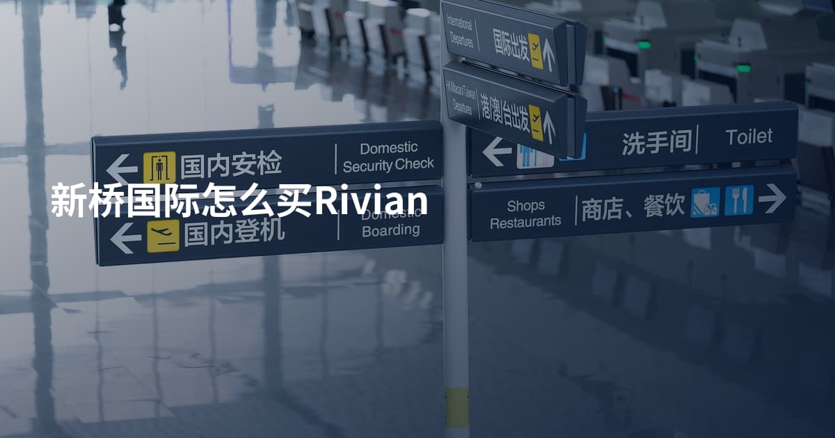 新桥国际怎么买Rivian