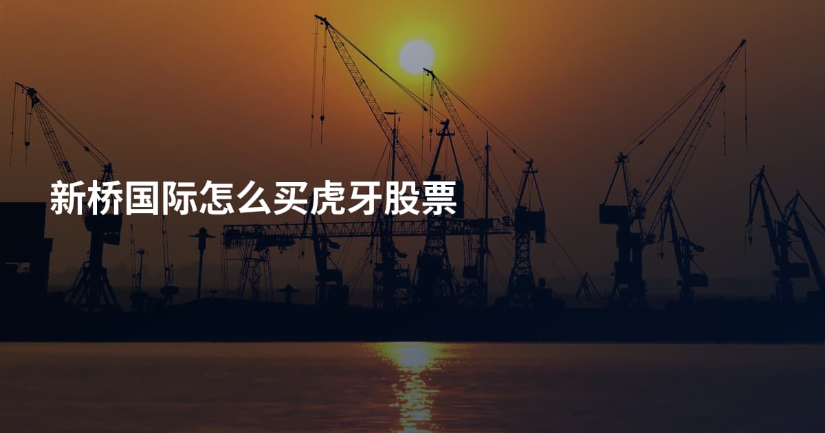 新桥国际怎么买虎牙股票