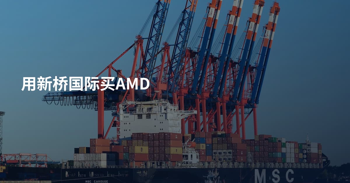 用新桥国际买AMD