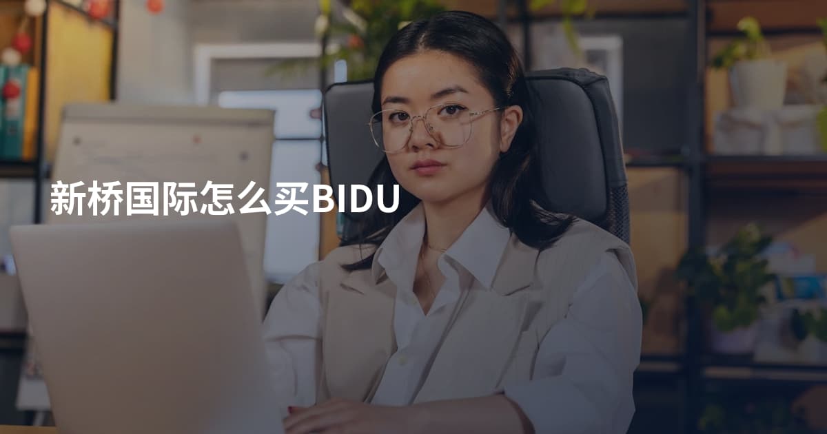 新桥国际怎么买BIDU
