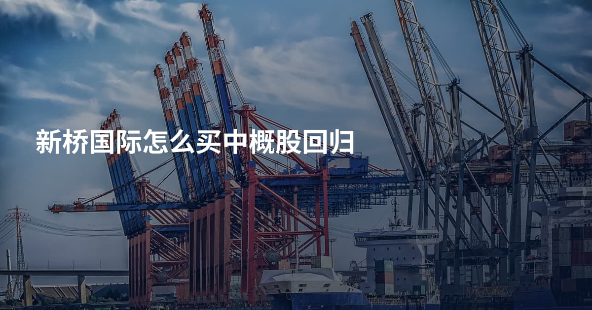 新桥国际怎么买中概股回归