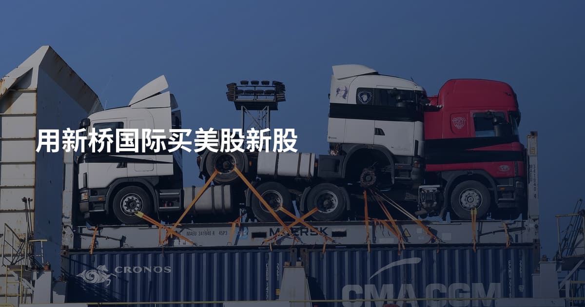 用新桥国际买美股新股