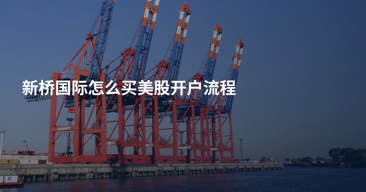 新桥国际怎么买美股开户流程