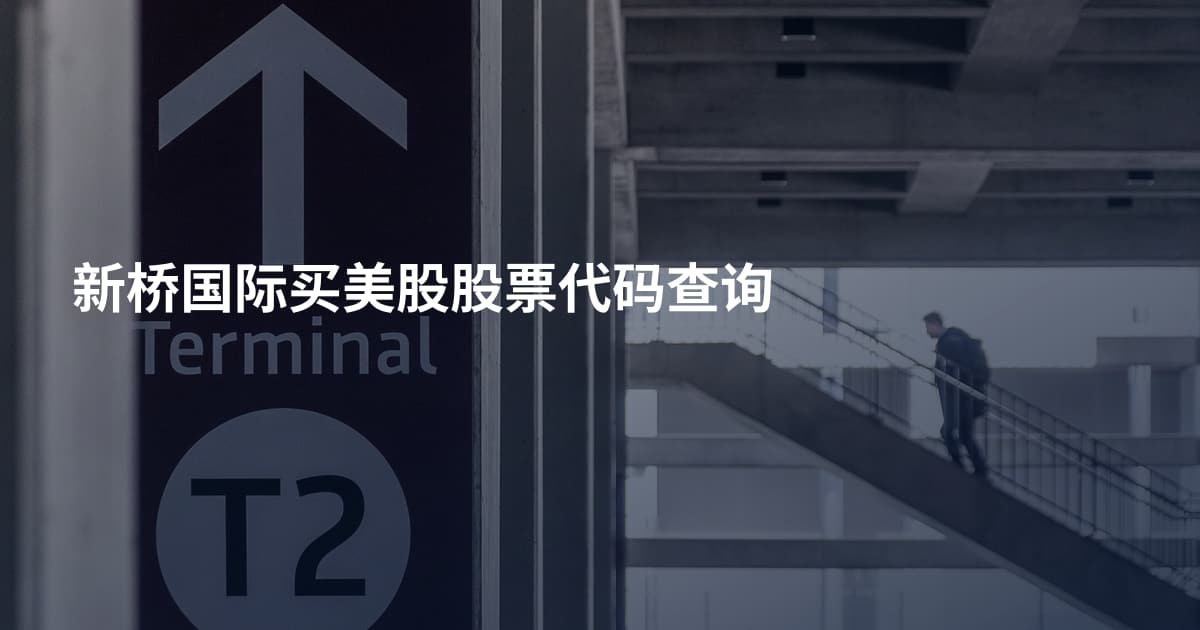 新桥国际买美股股票代码查询