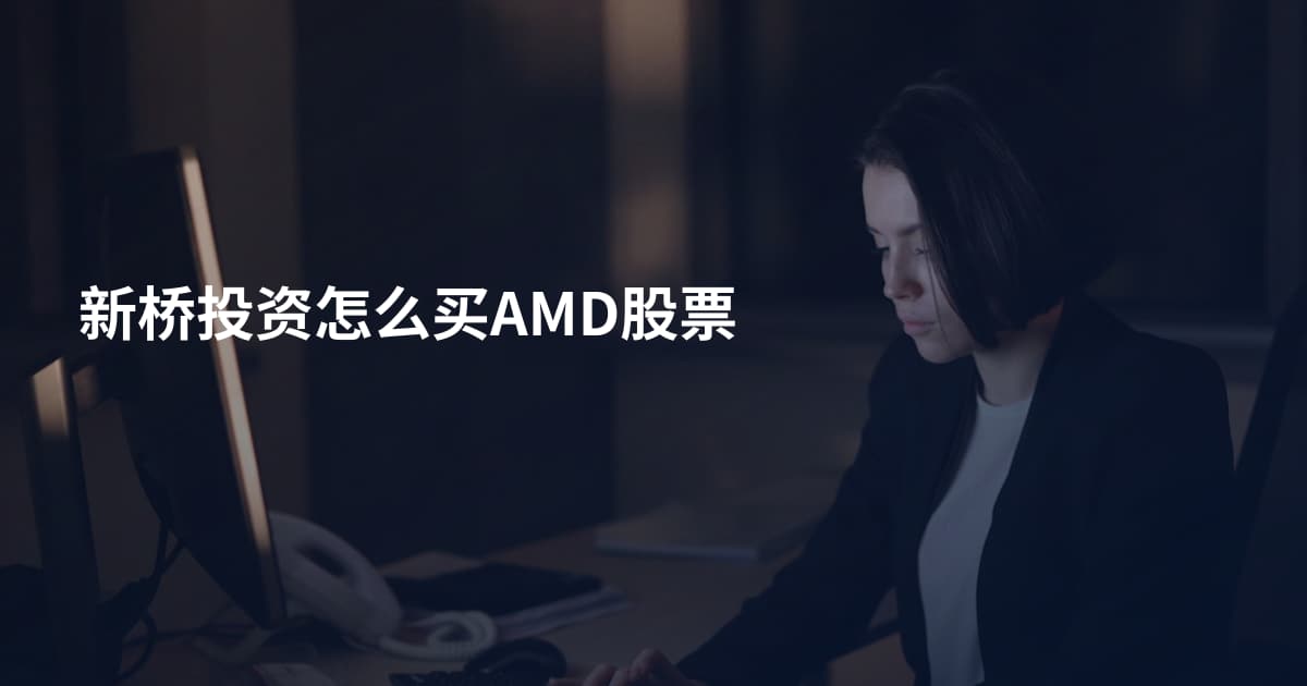 新桥投资怎么买AMD股票
