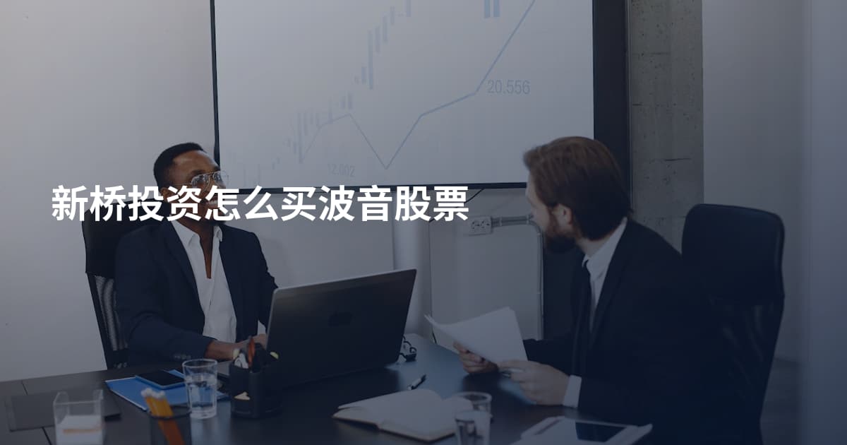 新桥投资怎么买波音股票
