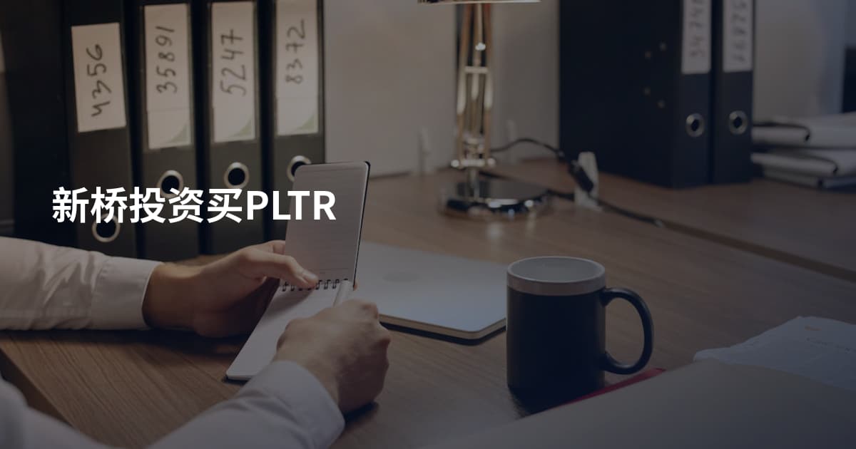 新桥投资买PLTR