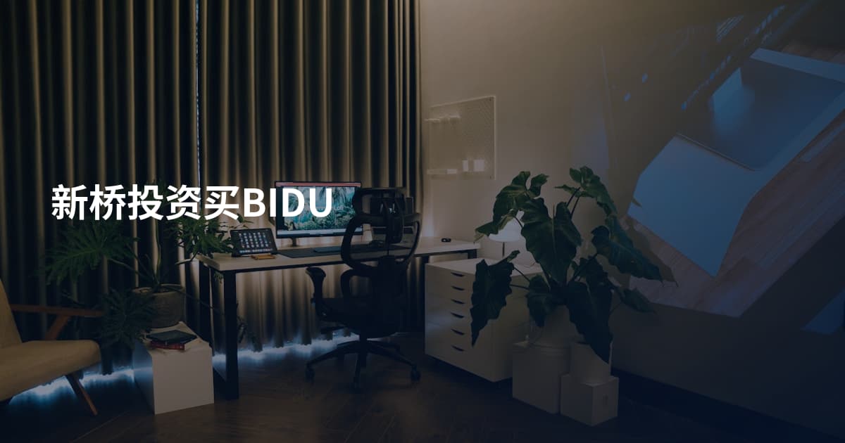 新桥投资买BIDU
