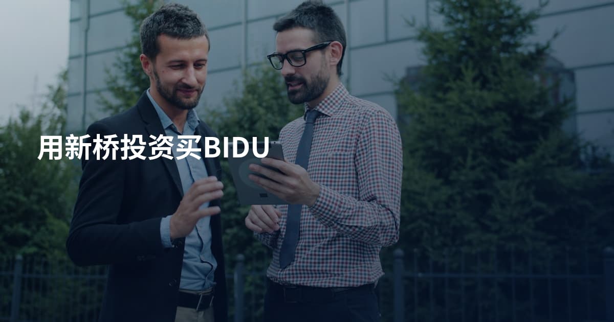 用新桥投资买BIDU