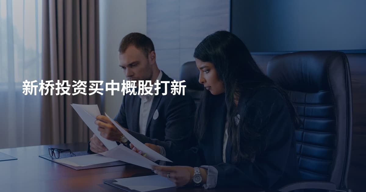 新桥投资买中概股打新