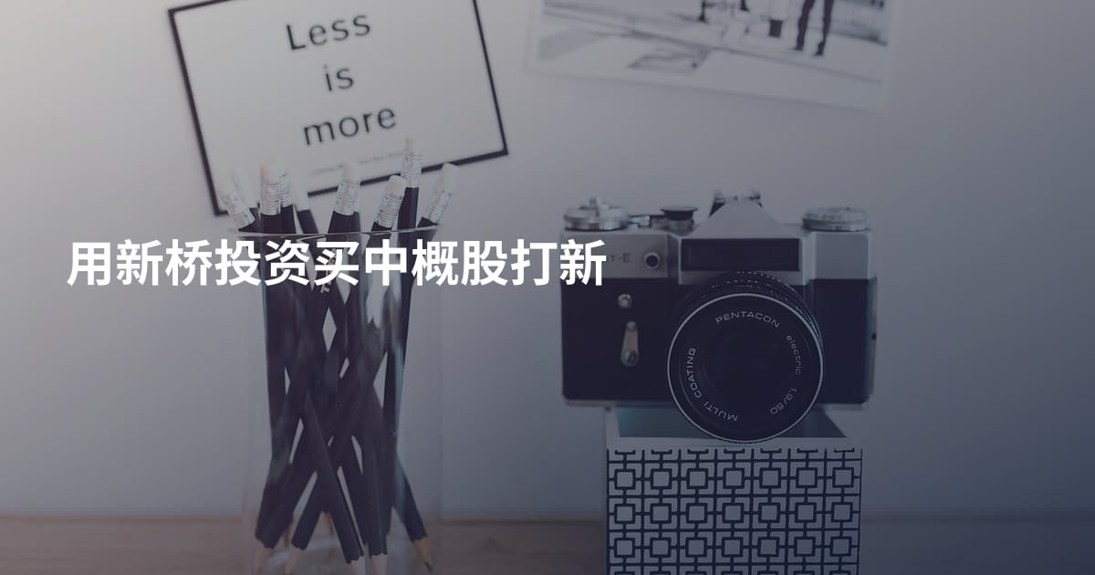 用新桥投资买中概股打新