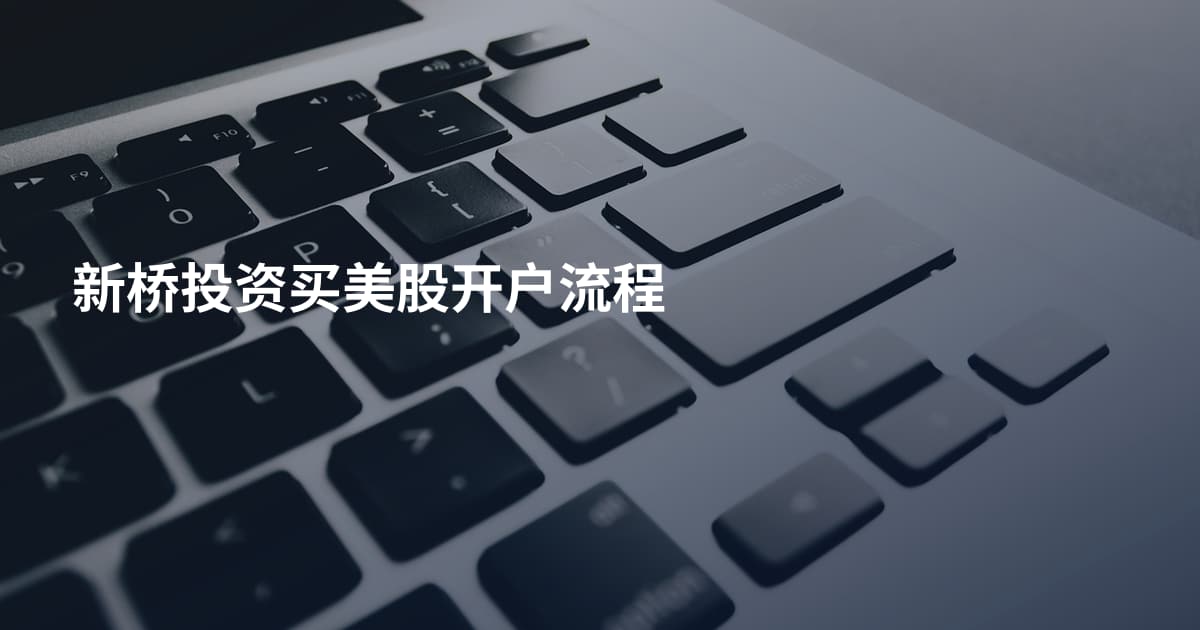 新桥投资买美股开户流程