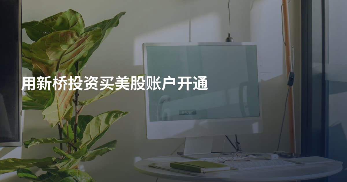 用新桥投资买美股账户开通