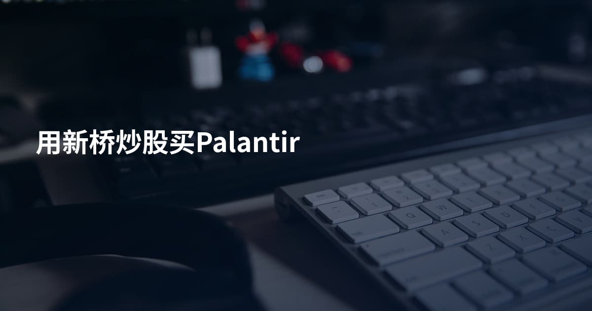用新桥炒股买Palantir